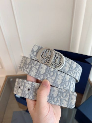 Dior 迪奥 加强版法国原厂皮料，Oblique灰布 黑色牛皮 品质毋庸置疑 没有更好 只有最好 尺寸3.5厘米