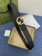 品牌 古驰 Gucci 特 描述 采用高级gucci Signature真皮精制而成，触感厚实，饰以双g商标带扣。腰带为意大利尺寸，请在购买前参阅腰带尺寸指南.