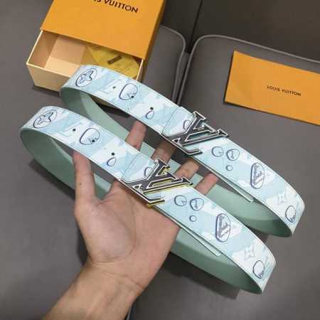 L0Uis Vuitt0N 專櫃最新升級版本 寬度40毫米 精湛工藝定制帆布面料襯托進口小牛皮底 搭配精鋼字母搭扣 經典百搭款！ - 点击图像关闭