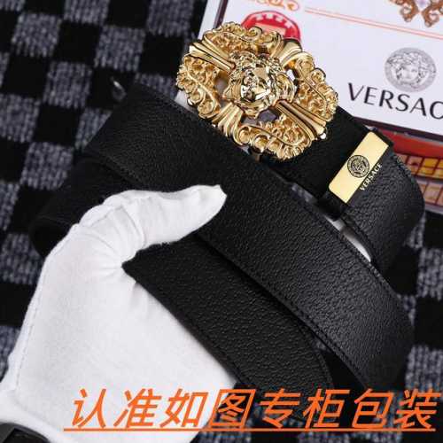 男士腰带：范思哲 原单 男士皮带：百分百头层牛皮，保证真皮。24K纯钢扣双面可用专柜同等质量， 送人自用首选 包装： 请认准如图专柜包装，赠送打孔器，银联发票，
