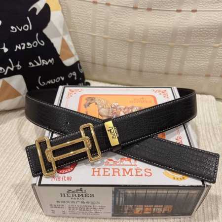 品名：爱马仕.Hermès 原单 材质：原单牛皮腰带 百分百头层牛皮腰带保证真皮，24K纯钢扣，专柜原单品质、做工精细，时尚大牌，送人自用首选 包装： 请认准如 - 点击图像关闭
