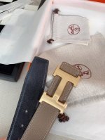 特 现货 ｜HermèS｜ 爱马仕38Mm 宽皮带 双拼色 精品扣