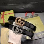 古奇 宽4.0Cm Gucci 新款 同步更新，进口原厂漆皮 头层牛皮，最新设计，专柜新款 使得整体更加时尚百搭款式，
