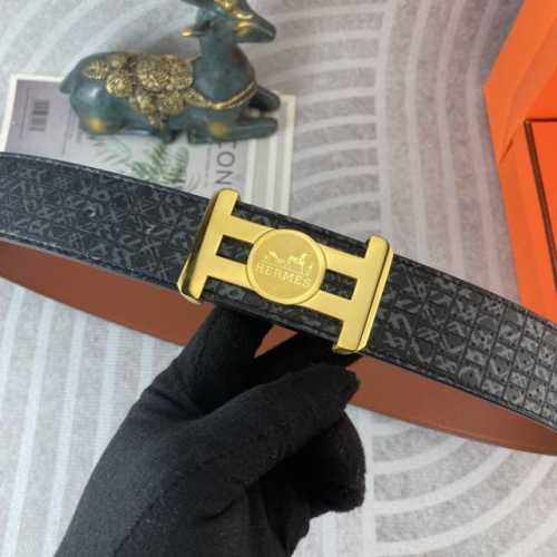 爱马仕 特种皮腰带系列 ，原厂五金精品不锈钢扣，手感柔软舒适 宽3.8Cm。