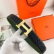 爱马仕 特种皮腰带系列 ，原厂五金精品不锈钢扣 手感柔软舒适 宽3.8Cm。