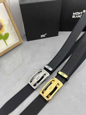品名：万宝龙 Montblanc 自动带 材质：原单牛皮腰带 百分百头层牛皮腰带保证真皮，24K纯钢扣，专柜原单品质、做工精细，时尚大牌，送人自用首选 包装： - 点击图像关闭