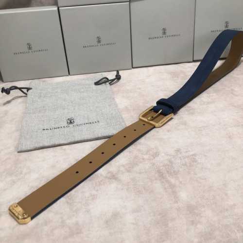 配原版包装，Brunellocucinelli布内罗 古奇拉利3.5宽男士真皮磨砂牛皮双面头层意大利品牌，休闲装搭配设计风格，欢迎大家转载图片。