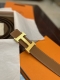 顶级品质 爱～马仕经典H拉丝金色 钯扣，进口Togo皮小牛皮内衬，欣赏享用完美的设计和优质的皮料精细工艺，不容错过的产品。38Mm 顶级 原单130