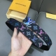 原版包裝 L0Uis Vuitt0N 今季新品 男士原單腰帶 寬度40毫米 雙面進口頭層小牛皮絲印圖案Logo設計 搭配最新精鋼五金 可雙面佩戴 適合沈穩低調的