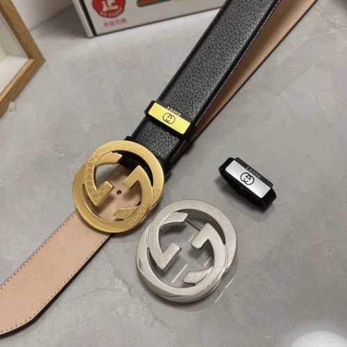 品名：古奇.Gu...Ci 原单 材质：原单牛皮腰带 专柜原单品质、做工精细，时尚大牌，送人自用首选 包装： 请认准如图专柜包装赠送打孔器手提袋专柜礼盒宽度3.