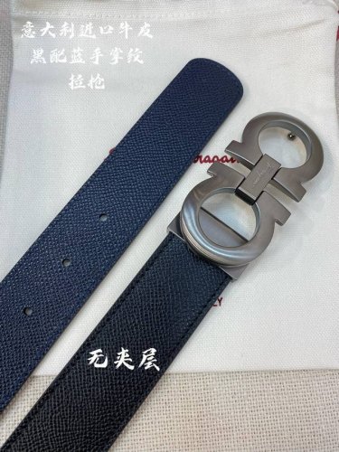 特 5Ferragamo菲拉格慕 Nfc芯片扫码款 正品尺寸3.5Cm意大利原厂皮