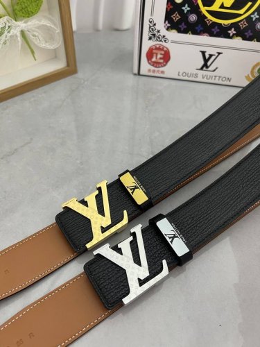 品名：Lv..路易..威登原单 材质：原单牛皮腰带 百分百头层牛皮腰带保证真皮，24K纯钢扣，专柜原单品质、做工精细，时尚大牌，送人自用首选 包装： 请认准如图