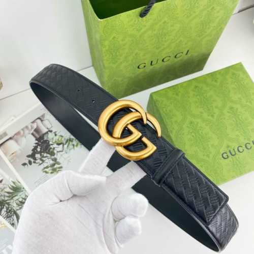 古奇 特种皮腰带系列 ，原厂五金精品不锈钢扣，手感柔软舒适 宽4.0Cm。