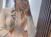 盛宴 Twilly 爱马仕 Hermes 2025 100%桑蚕丝，18姆米斜纹真丝 86X5Cm 双面图案