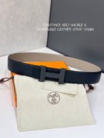 爱～马仕、Constance Belt Buckle & Reversible Leather Strap 38Mm 顶级