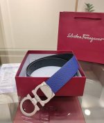 Ferragamo 菲拉格慕 双面进口牛皮，搭配精品铜扣，自行选择搭配，真材实料有质感，时尚经典不失风范 ，长短可自行裁剪