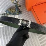 爱马仕 特种皮腰带系列 ，原厂五金精品不锈钢扣，手感柔软舒适 宽3.8Cm。