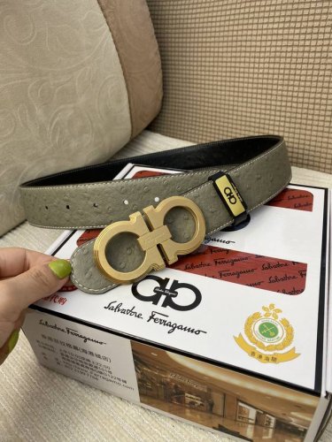 品名：菲拉格幕 原单皮带 材质：原单牛皮腰带 百分百头层牛皮腰带保证真皮，24K纯钢扣，专柜原单品质、做工精细，时尚大牌，送人自用首选 包装： 请认准如图专柜包