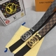 品名：Lv..路易..威登原单 材质：原单牛皮腰带 百分百头层牛皮腰带保证真皮，24K纯钢扣，专柜原单品质、做工精细，时尚大牌，送人自用首选 包装： 请认准如图
