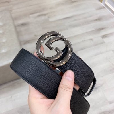 配全套包装盒 Gucci 古奇官网爆款 正品规格 原单品质 进口头层Togo荔枝纹 手感极佳 颗粒感40Mm 复古双G做旧古金扣