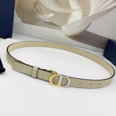 2.0Cm 迪奥腰带，双面头层牛皮皮料，长度：.75.80.85.90.95.100欧，双色五金铜扣原版开模定制庆祝]