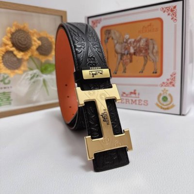 品名：爱马仕.Hermès 原单 材质：原单牛皮腰带 百分百头层牛皮腰带保证真皮，24K纯钢扣，专柜原单品质、做工精细，时尚大牌，送人自用首选 包装： 请认准如