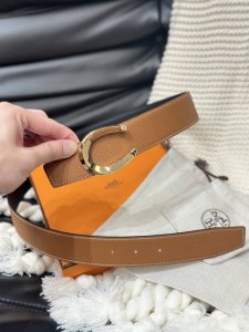 特 P180 Hermes-Luck Belt Buckle & Reversible Leather Stra P40Mm