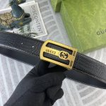 古奇 特种皮腰带系列 ，原厂五金精品不锈钢扣，手感柔软舒适 宽3.8Cm。