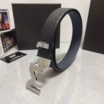 品名：万宝龙 Montblanc 原单 材质：原单牛皮腰带 百分百头层牛皮腰带保证真皮，24K纯钢扣，专柜原单品质、做工精细，时尚大牌，送人自用首选 包装： 请