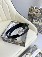特 Dior 2.0cm腰带 双面原版牛皮 搭配CD标志性扣头 原单品质