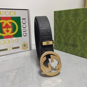 品名：古奇.Gu...Ci 原单 材质：原单牛皮腰带 专柜原单品质、做工精细，时尚大牌，送人自用首选 包装： 请认准如图专柜包装赠送打孔器手提袋专柜礼盒宽度3.