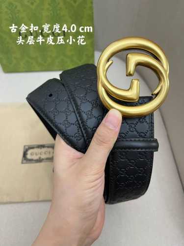 特 Gucci.古驰 全套包装 进口原单头层牛皮 内衬进口头层牛皮. 搭配精品扣,原产皮料定制，专柜宽度4.0Cm