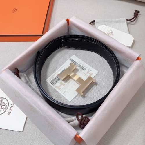 Hermès｜爱马仕38Mm 宽皮带 双拼带身