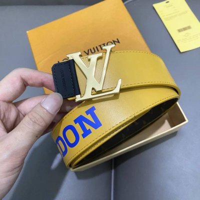 L0Uis Vuitt0N 經典男士原單腰帶 寬度40毫米 進口小牛皮做底絲印品牌Logo 搭配經典老花格面 配已精鋼五金 可雙面佩戴 適合沈穩低調的男士使用