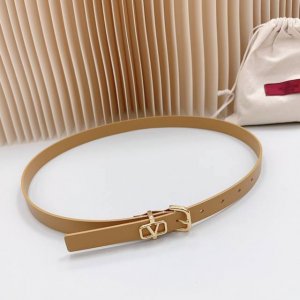 特 2.0Cm 华伦天奴新款腰带，双面头层牛皮皮料，长度：.75.80.85.90.95.100欧，铜五金扣原版开模定制庆祝]