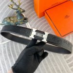 爱马仕 特种皮腰带系列 ，原厂五金精品不锈钢扣，手感柔软舒适 宽3.8Cm。