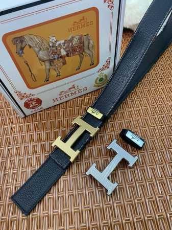 品名：爱马仕.Hermès 原单 材质：原单牛皮腰带 百分百头层牛皮腰带保证真皮，24K纯钢扣，专柜原单品质、做工精细，时尚大牌，送人自用首选 包装： 请认准如 - 点击图像关闭
