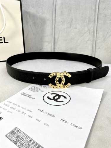 特 P180 宽度3.0Cm Chanel 香奈儿 带身粒面均匀 夏季多色选择金 银金属字母钢扣。百搭款 上身效果特别棒！