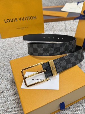 Louis Vuitton Lv腰带 系列 原厂五金 精致手工绘边 柔软舒适 宽3.5