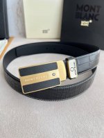 品名：万宝龙.Montblanc原单 腰带 皮带 型号：挂扣，新款原版经典精品贴皮挂扣，实物拍摄，原版头层牛皮 材料：百分百头层牛皮，保证真皮。双面可用专柜同等