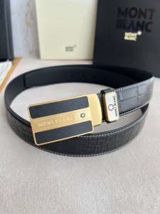 品名：万宝龙.Montblanc原单 腰带 皮带 型号：挂扣，新款原版经典精品贴皮挂扣，实物拍摄，原版头层牛皮 材料：百分百头层牛皮，保证真皮。双面可用专柜同等