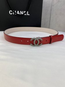 宽度3.0Cm Chanel 香奈儿 女士经典款腰带皮带新款光滑内衬磨砂牛皮搭配精品钢扣