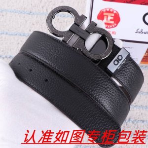 品名：菲拉格木·腰带原单·皮带 材料：百分百头层牛皮，保证真皮。24K纯钢扣双面可用专柜同等质量， 送人自用首选 包装： 请认准如图专柜包装，赠
