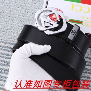 男士腰带：古奇.Gu...Cci 原单 男士皮带：百分百头层牛皮，保证真皮。24K纯钢扣双面可用专柜同等质量， 送人自用首选 包装： 请认准如图专柜包装，赠送打
