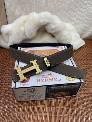 品名：爱马仕.Hermès 原单 材质：原单牛皮腰带 百分百头层牛皮腰带保证真皮，24K纯钢扣，专柜原单品质、做工精细，时尚大牌，送人自用首选 包装： 请认准如
