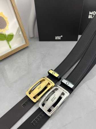 品名：万宝龙 Montblanc 自动带 材质：原单牛皮腰带 百分百头层牛皮腰带保证真皮，24K纯钢扣，专柜原单品质、做工精细，时尚大牌，送人自用首选 包装： - 点击图像关闭