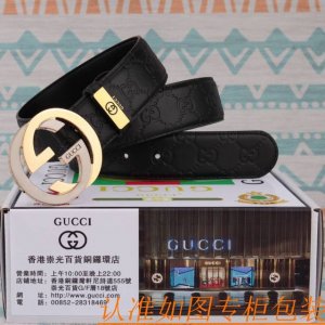腰带皮带：古奇原单牛皮腰带 男款皮带：材质百分百头层牛皮腰带保证真皮皮带，专柜原单品质、做工精细，时尚大牌，送人自用首选包装： 请认准如图专柜包装赠送打孔器手提