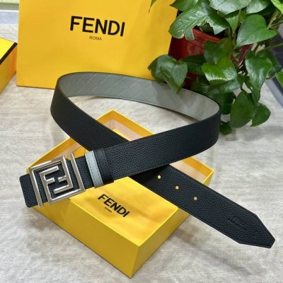 特 Fendl 芬迪 宽40Mm双面原版小牛皮 搭配单钌钯电镀扣 完美的手感.油边 出众的设计.风格 高贵奢华 时尚大方 高清实拍 货真价实 品质保证 双面用