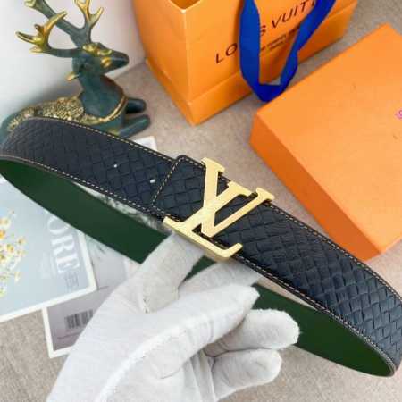 Lv 特种皮腰带系列 ，原厂五金精品不锈钢扣，手感柔软舒适 宽3.8Cm。 - 点击图像关闭