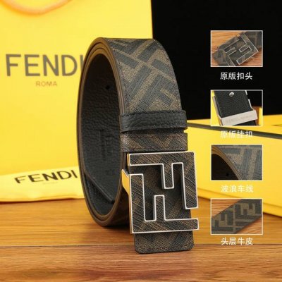 特 Fendi.芬迪 全套包装 原单面料，内衬头层牛皮制作 搭配经典Ff纯铜扣 经典时尚 潮流系列 一流的做工 ，专柜宽度3:8